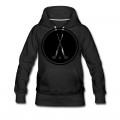 Women's hockey stick field ball emblem Hoodie