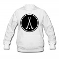 Women's hockey stick field ball emblem Hoodie