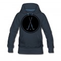 Women's hockey stick field ball emblem Hoodie