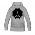 Women's hockey stick field ball emblem Hoodie