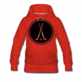 Women's hockey stick field ball emblem Hoodie