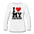 Women's i Love My Girlfriend Long T-Shirt