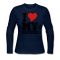 Women's i Love My Girlfriend Long T-Shirt