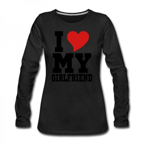 Women's i Love My Girlfriend Long T-Shirt