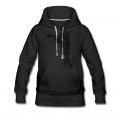 Women's Lacrosse Player Typography Hoodie