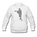 Women's Lacrosse Player Typography Hoodie