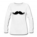 Women's Movember Moustache Long T-Shirt