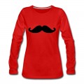 Women's Movember Moustache Long T-Shirt