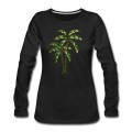 Women's Palm Tree / Tattoo Style / DD / Long T-Shirt