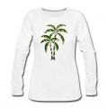 Women's Palm Tree / Tattoo Style / DD / Long T-Shirt