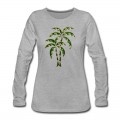 Women's Palm Tree / Tattoo Style / DD / Long T-Shirt