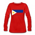 Women's Philippines Flag Long T-Shirt