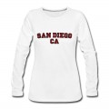 Women's San Diego CA College Long T-Shirt