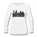 Women's San Diego Skyline Long T-Shirt