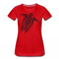 Women's Sea Turtle - Tribal T-Shirt