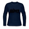 Women's Seattle Skyline Long T-Shirt