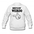 Women's shes my weirdo Hoodie