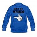 Women's shes my weirdo Hoodie