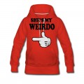 Women's shes my weirdo Hoodie