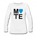 Women's Soulmate MATE Couple Shirt Long T-Shirt