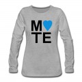 Women's Soulmate MATE Couple Shirt Long T-Shirt