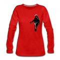 Women's Stencil Police - Street Art Pepper Spray Cop heart Long T-Shirt