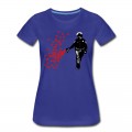 Women's Stencil Police - Street Art Pepper Spray Cop heart T-Shirt