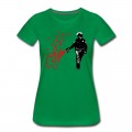 Women's Stencil Police - Street Art Pepper Spray Cop heart T-Shirt