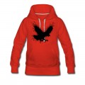 Women's Street art bird Hoodie