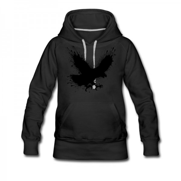 Women's Street art bird Hoodie