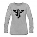 Women's Street art stencil Long T-Shirt