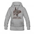 Women's The Possum Posse Guy On a Buffalo- Mauled Hoodies Hoodie