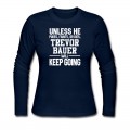 Women's Trevor Bauer Keeps On Going Unless Arizona Baseball Long T-Shirt