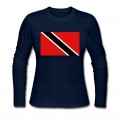 Women's Trinidad and Tobago Flag Long T-Shirt