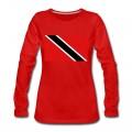 Women's Trinidad and Tobago Flag Long T-Shirt