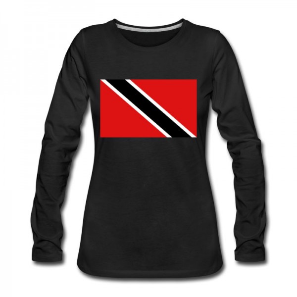 Women's Trinidad and Tobago Flag Long T-Shirt