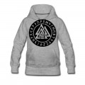 Women's Valknut, Wotan's Knot, Runes, Odin, Walhalla Hoodie