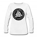 Women's Valknut, Wotan's Knot, Runes, Odin, Walhalla Long T-Shirt