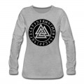 Women's Valknut, Wotan's Knot, Runes, Odin, Walhalla Long T-Shirt