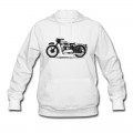 Women's Vintage Triumph twin Hoodie