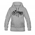 Women's Vintage Triumph twin Hoodie