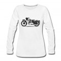 Women's Vintage Triumph twin Long T-Shirt