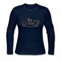 Women's Vintage Triumph twin Long T-Shirt