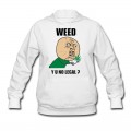 Women's weed_y_u_no_legal Hoodie