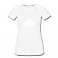 Women's White Used Ace of Spade T-Shirt