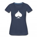 Women's White Used Ace of Spade T-Shirt