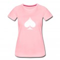 Women's White Used Ace of Spade T-Shirt