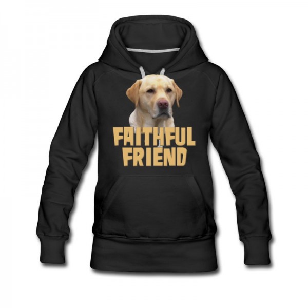 Women's Yellow Lab Faithful Friend Hoodie