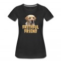 Women's Yellow Lab Faithful Friend T-Shirt